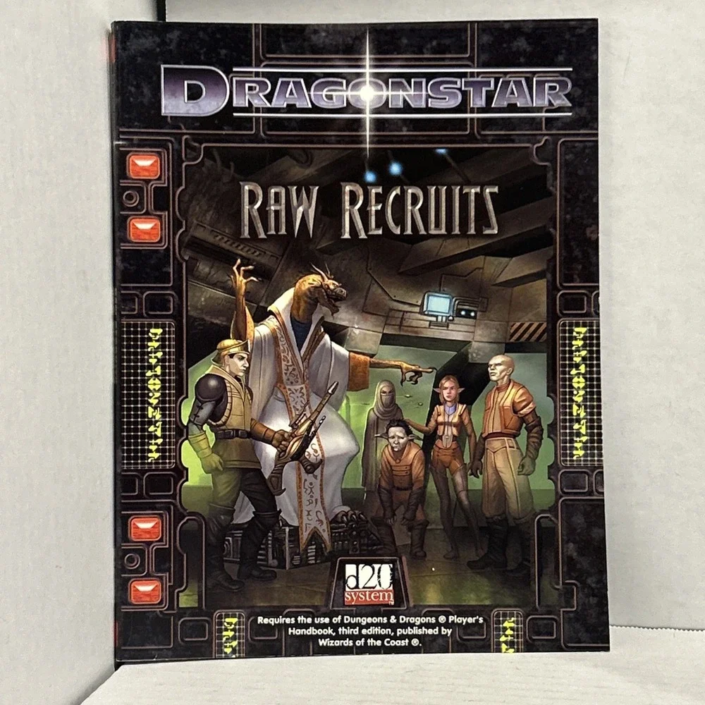 Fantasy Flight Games Dragonstar RPG Raw Recruits‎ adventure (Like New)